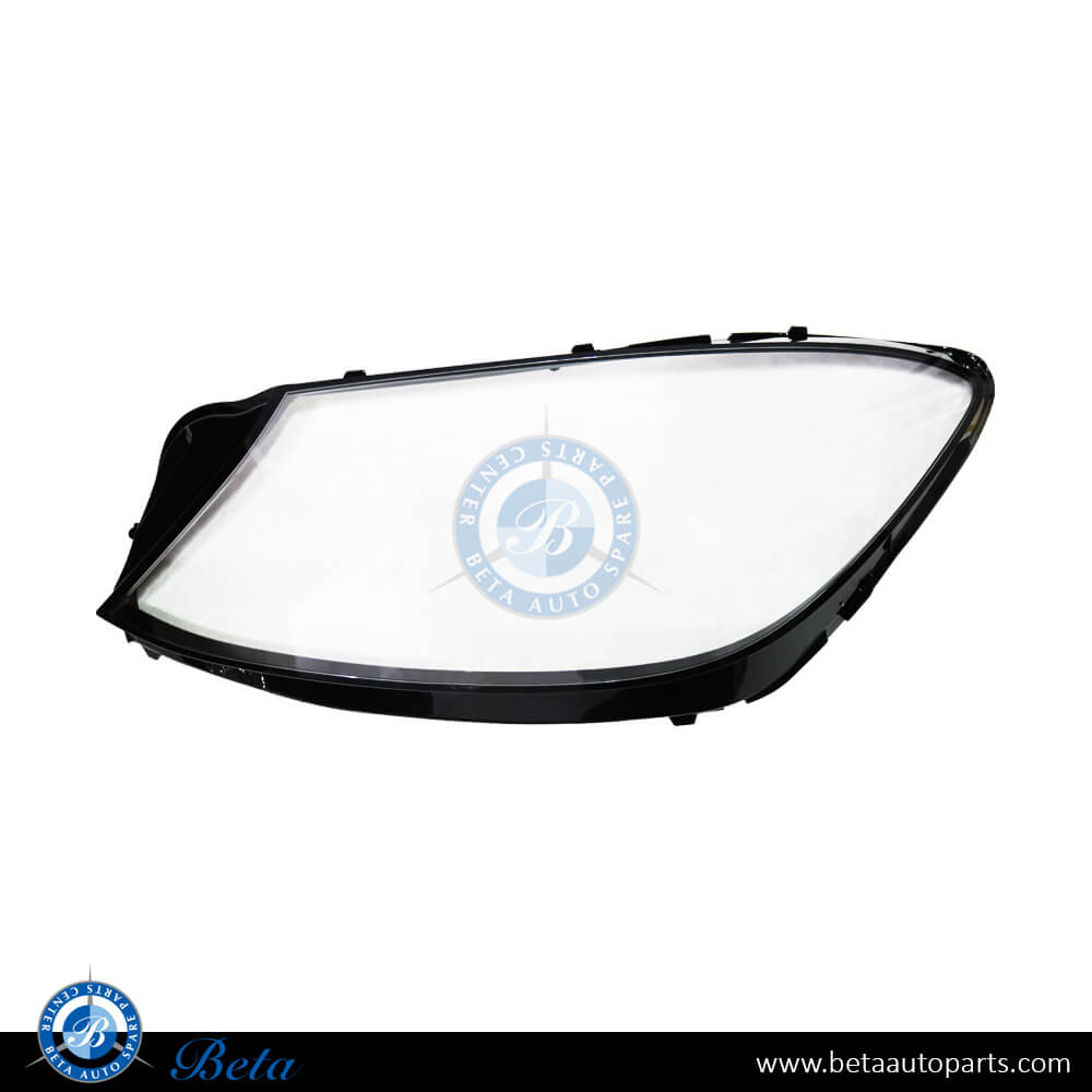 Left Side Headlamp Lens for Mercedes S-Class W222 2018-2020 models, Part Number 2229067703 Left Side Headlamp Lens for Mercedes S-Class W222 2018-2020 models, Part Number 2229067703
